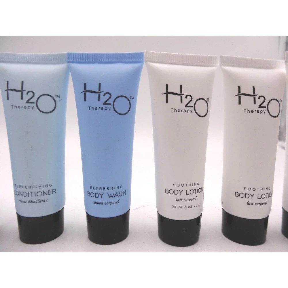 H2O Therapy Shampoo Conditioner Body Wash Travel Size NEW 15 pcs‎